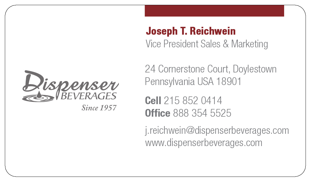 Joe Reichwein Business Card Front