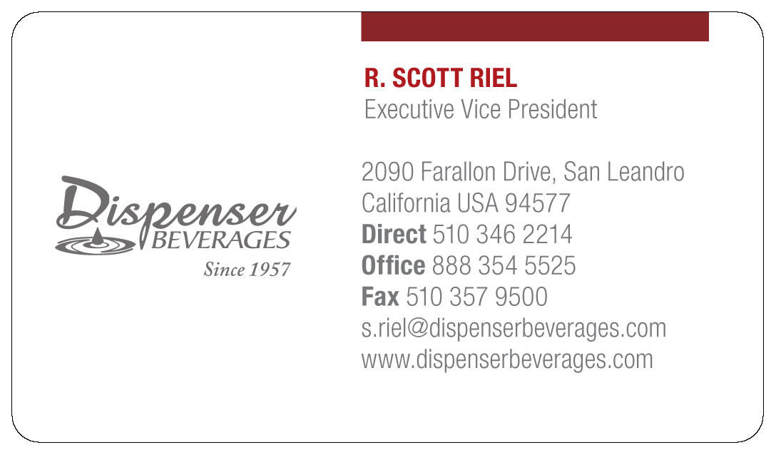 R. Scott Riel Business Card Front